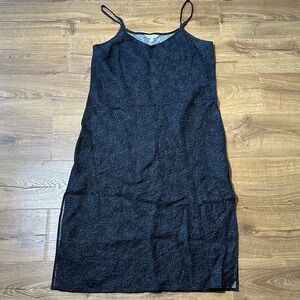 Garnet Hill 100% Linen Easy Linen Slip Dress Size 10